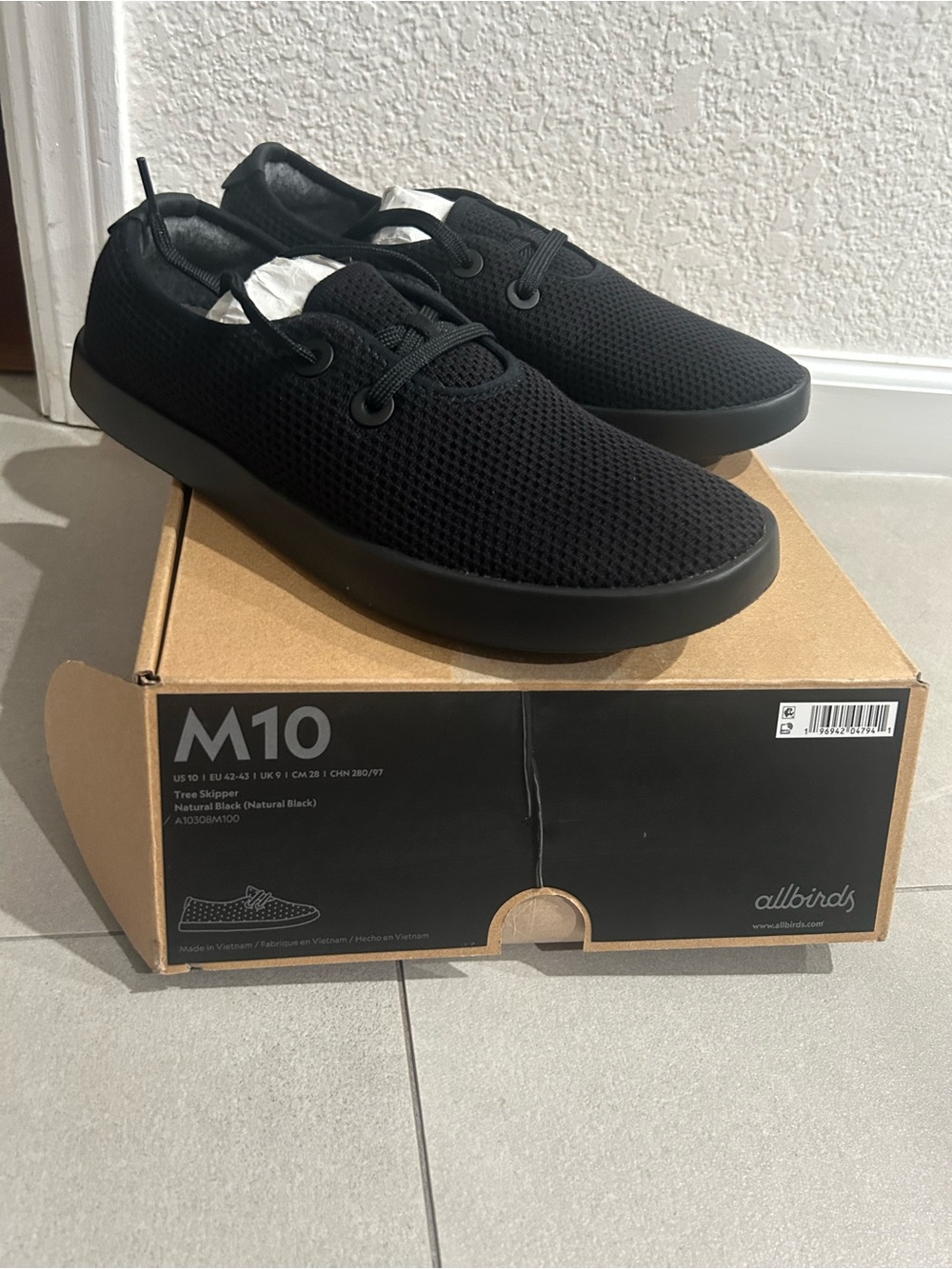Allbirds Men’s Tree Skippers- Black